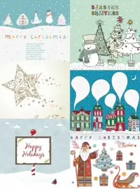 christmas cartoon illustration vector