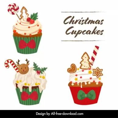 christmas cream cake design elements yummy decor
