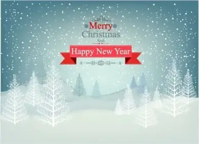 Christmas landscape
