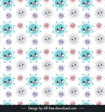 christmas  pattern template cute repeating stylized snowflakes sketch cartoon design 