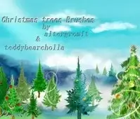 Christmas tree brushes