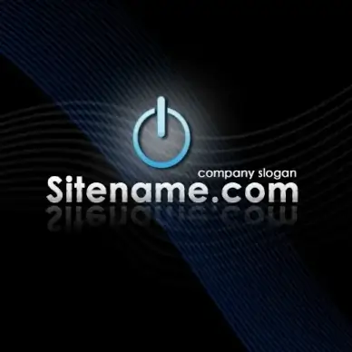 Chrome Business Logo Free PSD
