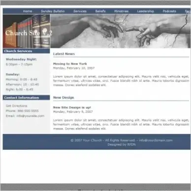 Church Site V.2 Template