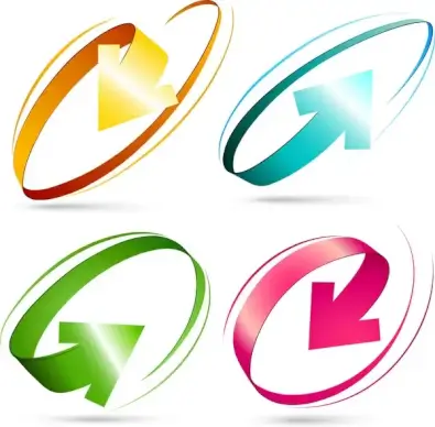 circle arrow set