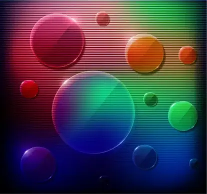 circle glossy line abstract background