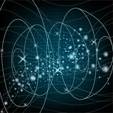 circle wave abstract background