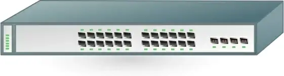 Cisco Network Switch clip art