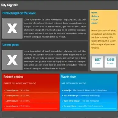 City Nightlife Template