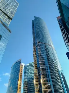 city scene picture modern beautiful architectures
