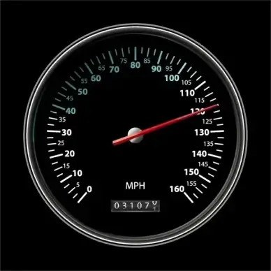 Classic Sport Speedometer