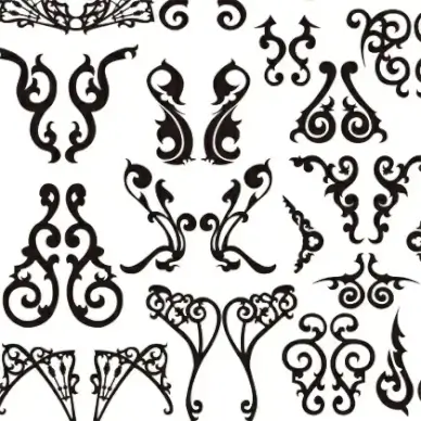 Classical Decorative Patterns Free Vector Graphics