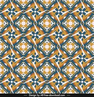 classical pattern template colorful flat repeating symmetric sketch