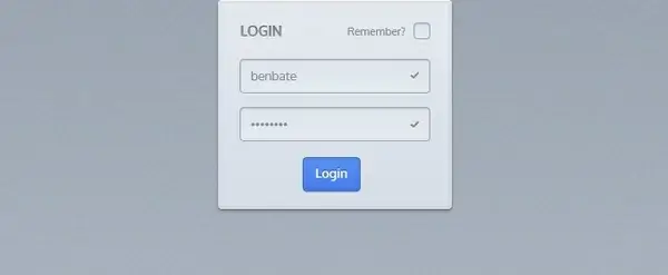 Clean Login Form
