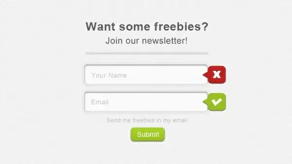 Clean Newsletter Form
