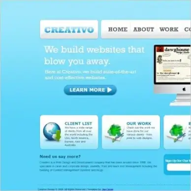 Clean Web 2.0 Template