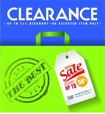 clearance sale tags
