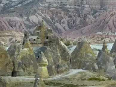 cliff dwellings fairy chimneys tufa