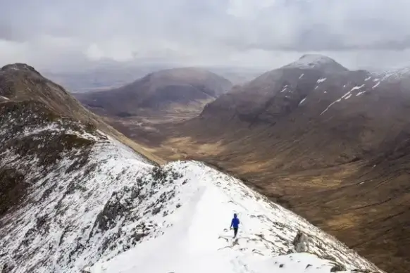 climbing cold daytime glacier hiking hill landscape