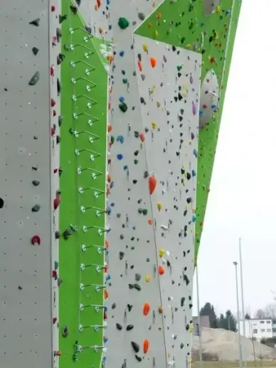 climbing wall outdoor climbing hall