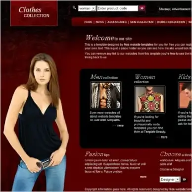Clothes Collection Template