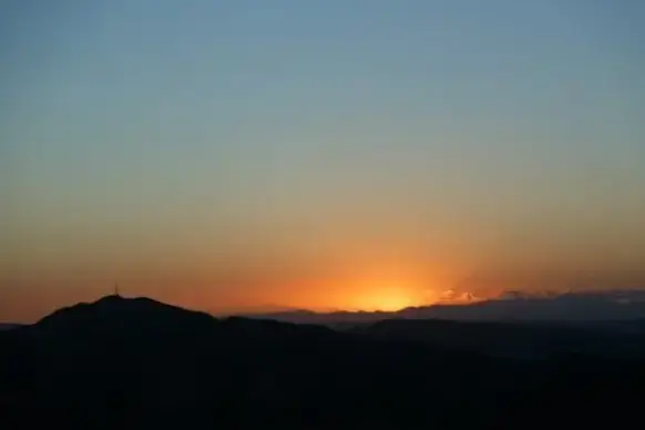 cloud color dawn dusk evening fog golden landscape