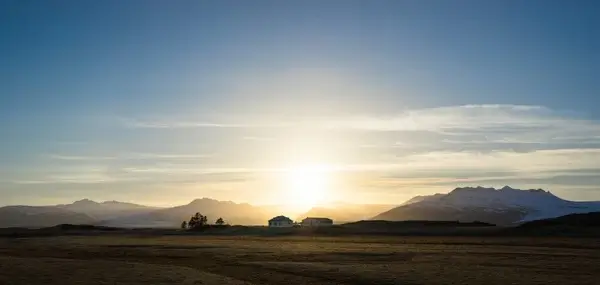 cloud dawn desert dusk evening farm field golden