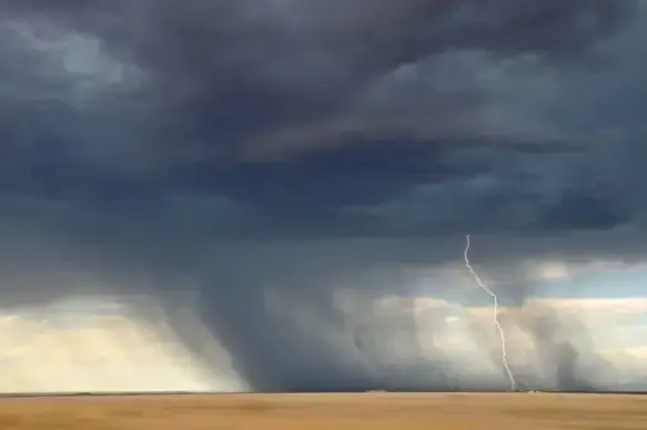 cloud dramatic evening horizon landscape light