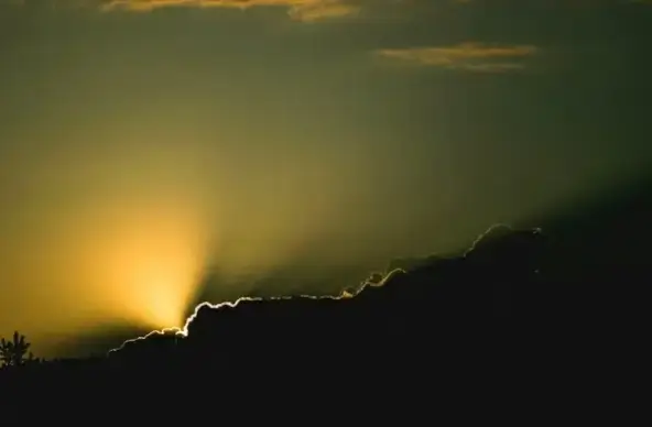 cloud evening fog landscape light mountain nature