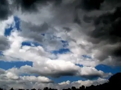 clouds hurricane isaac sky