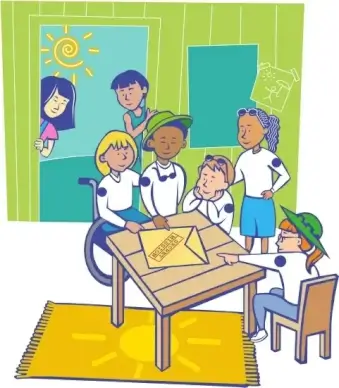 Clubhouse clip art
