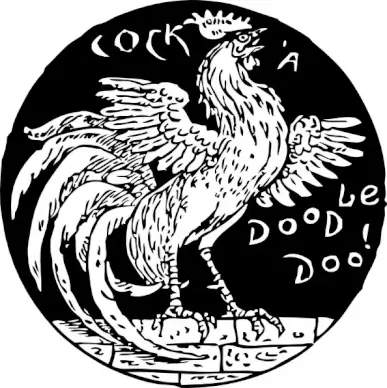 Cock A Doodle Doo clip art