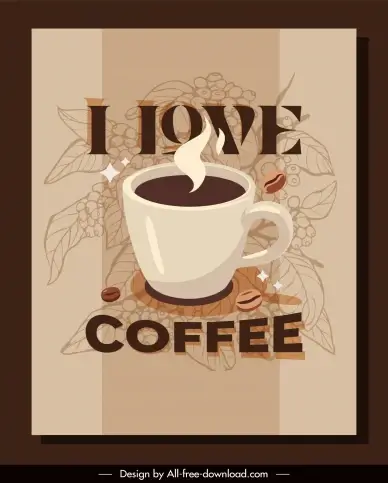 coffee background template elegant classic 