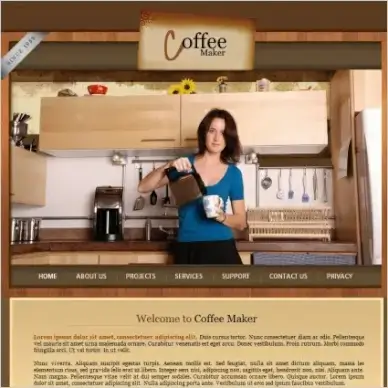 Coffee Maker Template