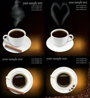 coffee theme vector