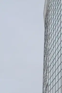 color effect glass building