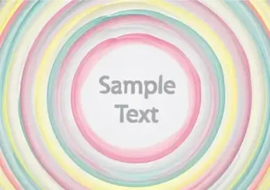 colorful brushed circles background