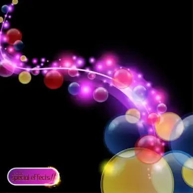 colorful bubble circle abstract background