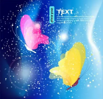 colorful butterfly abstract smooth background