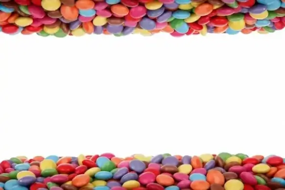 colorful candy border