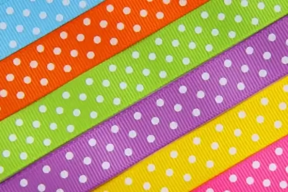colorful easter ribbon