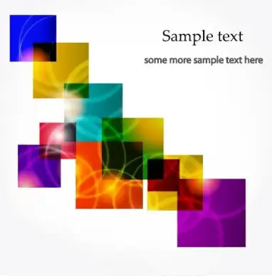 colorful trend background 04 vector