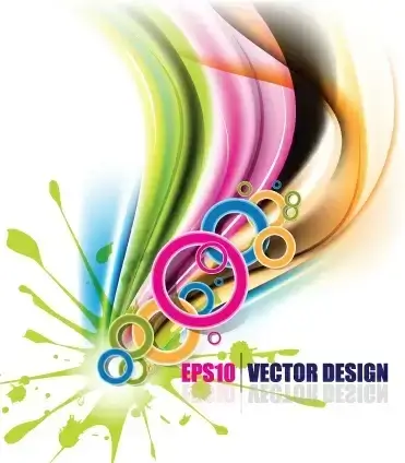 colorful watercolor backgrounds vector