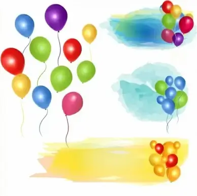 Colourful balloons