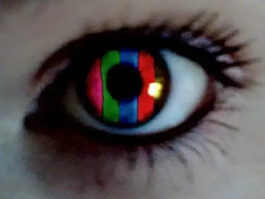 colourful eye