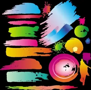 colourful vector grunge