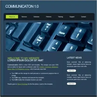 Communicaton 1.0 Template