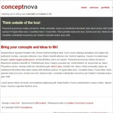 Conceptnova Template