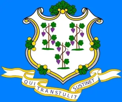 Connecticut Flag clip art