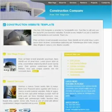 Construction Company Template