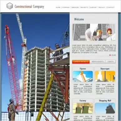 Constructional Company Template